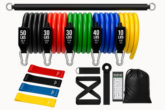 Kit Bandes de Résistance Multifonction – Entraînement Complet, Liberté Totale Admin Justfocus - LTE