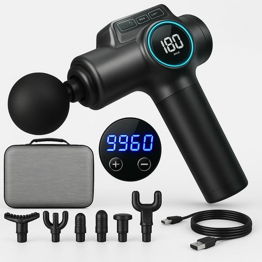 Pistolet de Massage Pro – Récupération Intelligente & Détente Ciblée Admin Justfocus - LTE